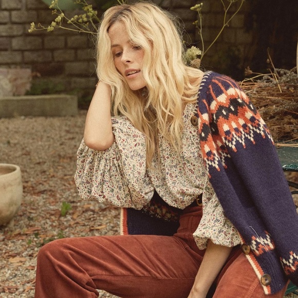 NWT DÔEN Hue Cardigan Sweater - Picture 11 of 13